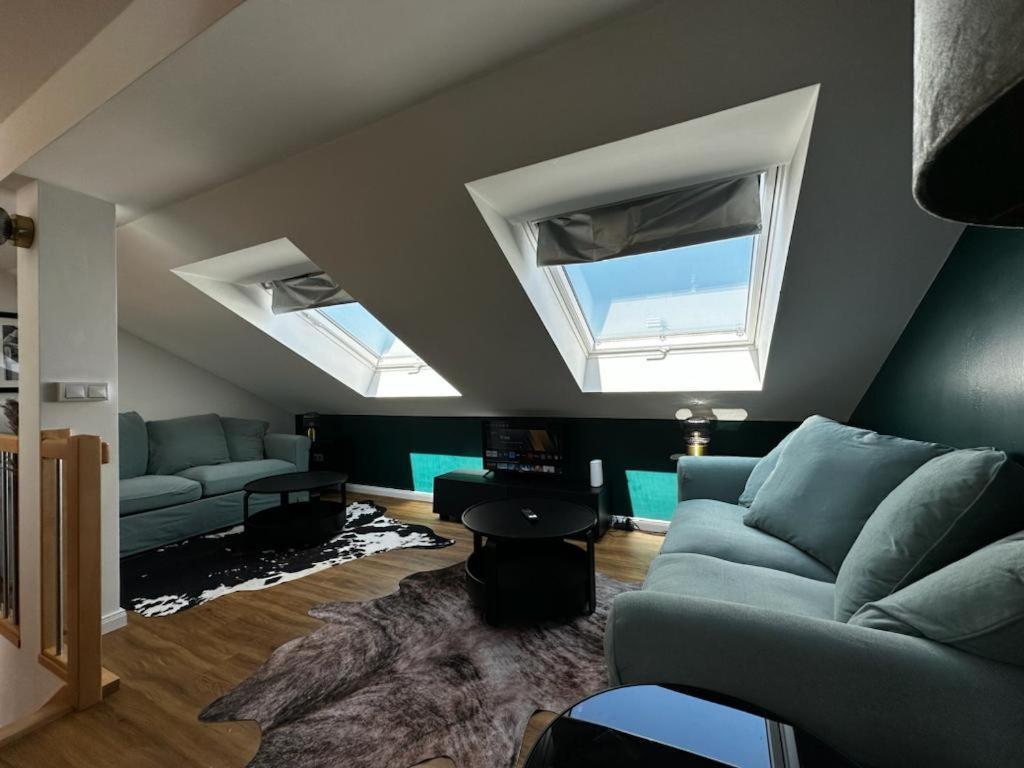 Nr 14 - Hochwertiges 3 Zimmer Maisonette Appartment Mit Grosszugigen Wohnbereich Und Balkon Leipzig Bagian luar foto