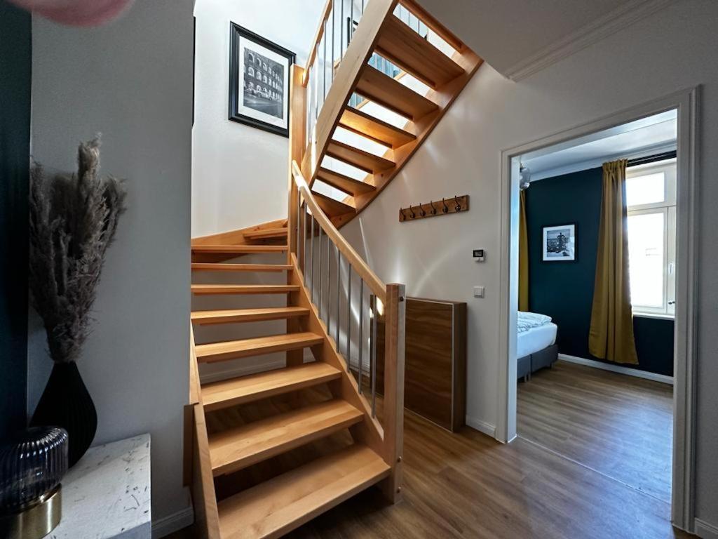 Nr 14 - Hochwertiges 3 Zimmer Maisonette Appartment Mit Grosszugigen Wohnbereich Und Balkon Leipzig Bagian luar foto