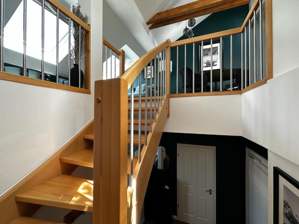 Nr 14 - Hochwertiges 3 Zimmer Maisonette Appartment Mit Grosszugigen Wohnbereich Und Balkon Leipzig Bagian luar foto